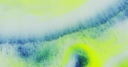 Abstrakter psychedelischer Hintergrund. Langsame Bewegung der Tinte in einer mehrfarbigen Flüssigkeit
