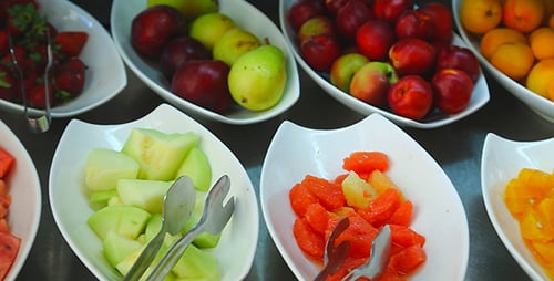 Obst-Teller