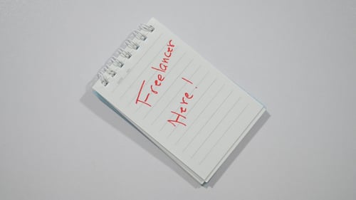 Notebook Says Freelancer Here