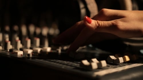 Sound Music Mixer Control Panel