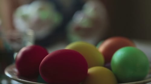 Coloring Easter Eggs