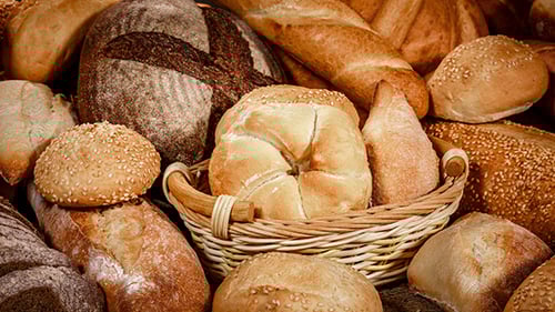 Assorted Rustic Bread in Close Up Composition