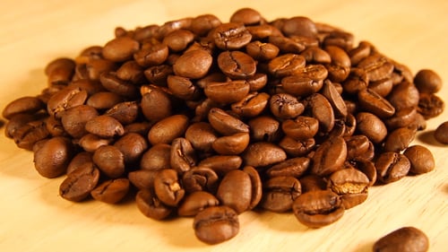 Coffee Beans Rotate
