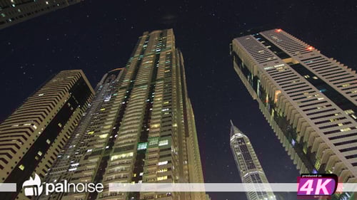 Dubai Marina Skyscraper & Stars