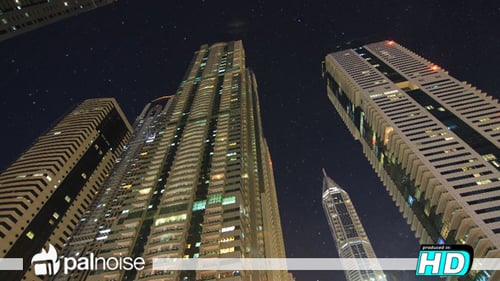Dubai Marina Skyscraper & Stars