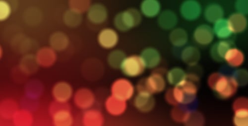Christmas Bokeh Lights Animated Background