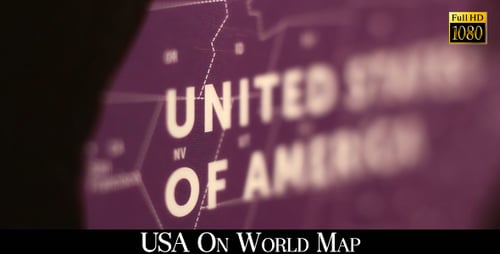 USA On World Map 18