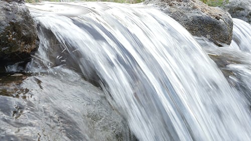 Waterfall in Stones 13