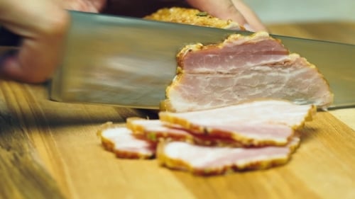 The Knife Sliced Bacon