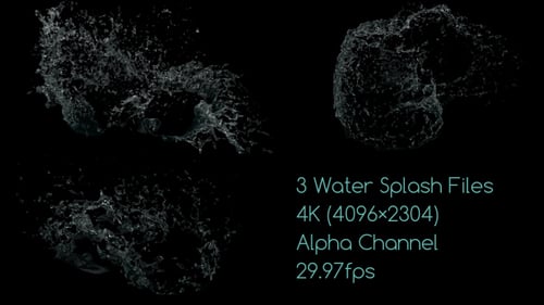 Dynamic Water Splash Transition with Realistic Fluid Movement