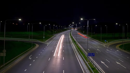 Highway At Night
