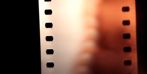 Abstract Film Strip Effect on Dark Background