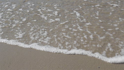 Sea Waves on the Beach