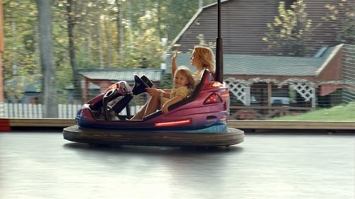 Happy Mother With Her Daughter Drive On Bumper