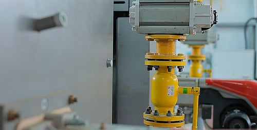 Technische Rohrproduktionsanlage, der Heizraum