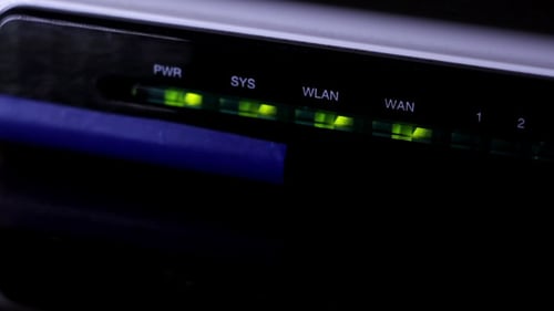 Blinking Router Lights Show Internet Connection