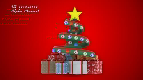 Festive Christmas Tree and Presents Reveal