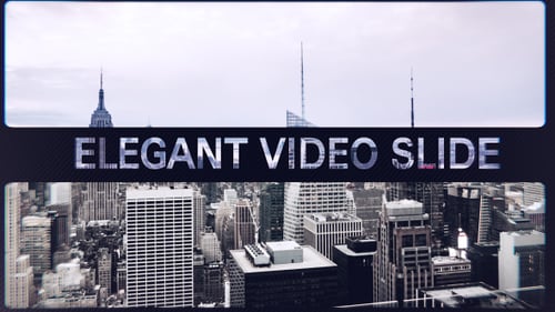 Elegante diapositiva de Vídeo