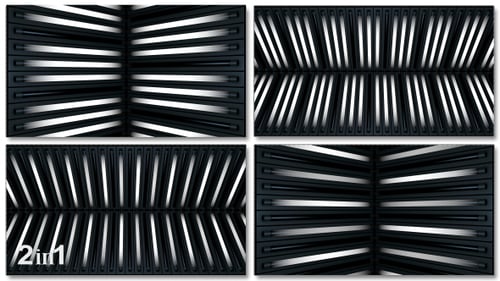 Dynamic Flashing Light Bars Geometric Background Animation