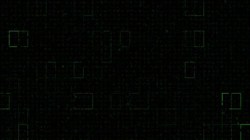 Green Dust Abstract Animated Background