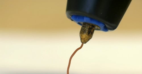 3D Pen Making Object With Plastic Thread