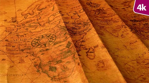 Vintage Style World Map Texture