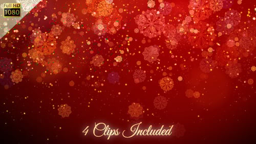 Elegant Decorative Snowflakes Falling for Festive Winter Holiday Projects