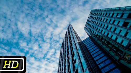 Reflected Clouds In Skyscraper Glass