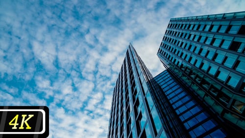 Reflected Clouds In Skyscraper Glass