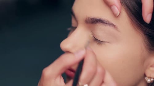 Hochzeits-Make-up.