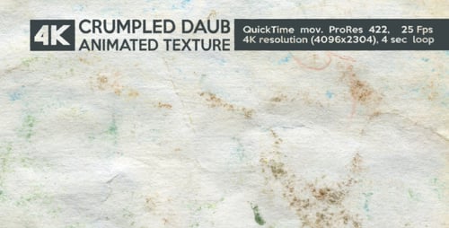 Crumpled Daub Animated Texture