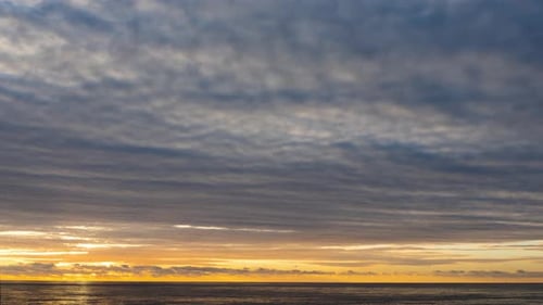Timelapse Sunset on the Sea