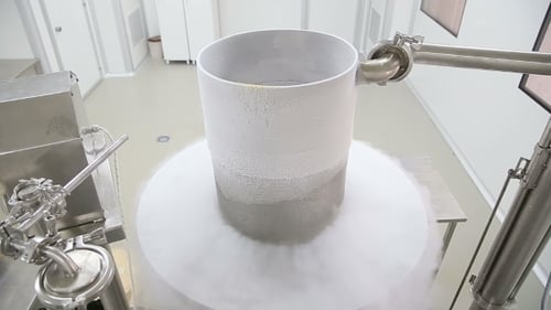 Kryoanlage zur Herstellung von Granolas