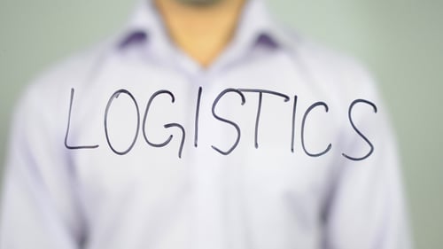 Writing Logistics on Glass with Black Marker