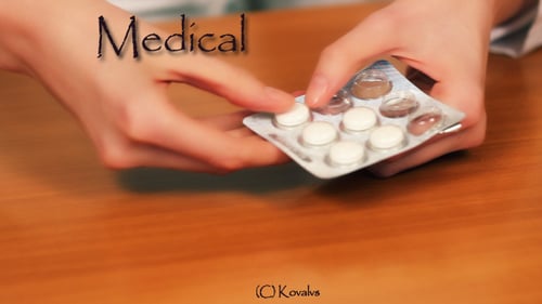 Woman Taking Pills