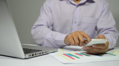 Business Paper Work, Data Sharing on Smartphone