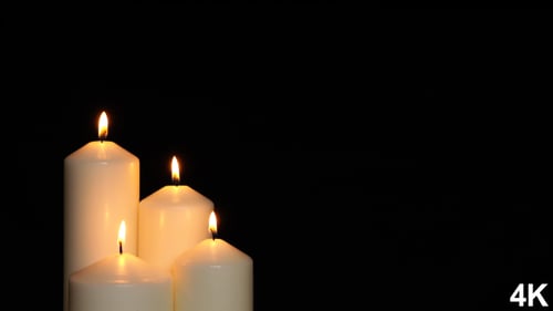 White Candle Light