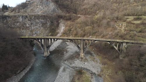 An ancient stone bridge