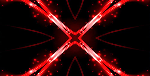 Glittering Red Kaleida