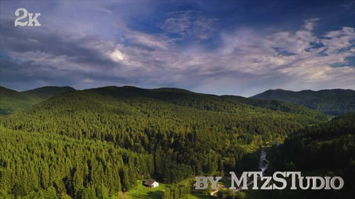 Aerial Beautiful Green Landscapes