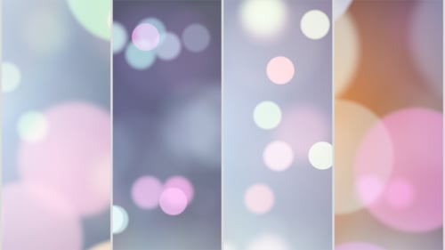 Abstract Colorful Bokeh Light Background Animation