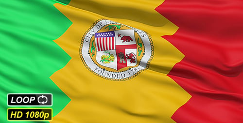 Bandera de la ciudad del estado estadounidense de Los Ángeles