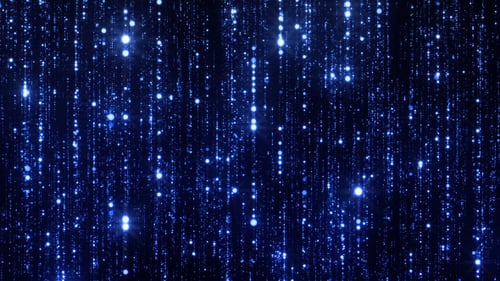 Glitzernde blaue Partikel Hintergrund
