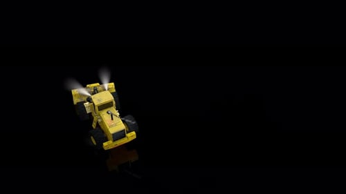 Bulldozer Drives In Circles