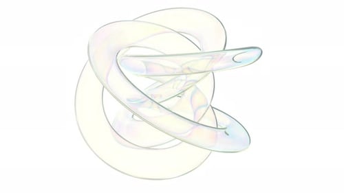 Abstract Object Futuristic Concept Art Intro Able to Loop Seamless