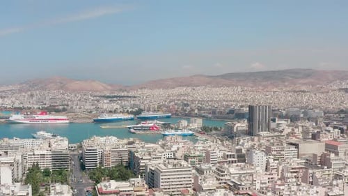 Aerial Shot Athens Greece