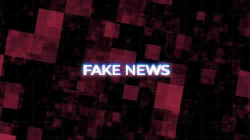 Digital Glitch Text Reveal with Abstract Data Background