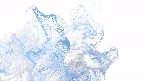Motif de particules d'ondes abstraites