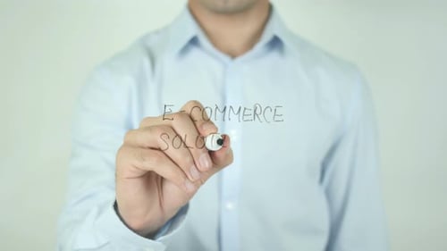 Solutions de commerce électronique, écriture à l'écran