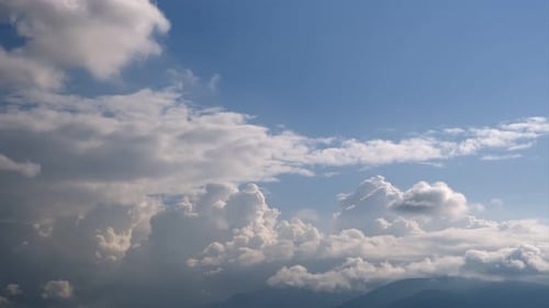 Time Lapse Of White Clouds